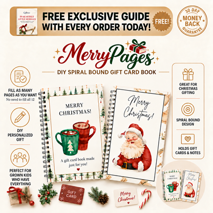 Chrismtas Gift Card Book