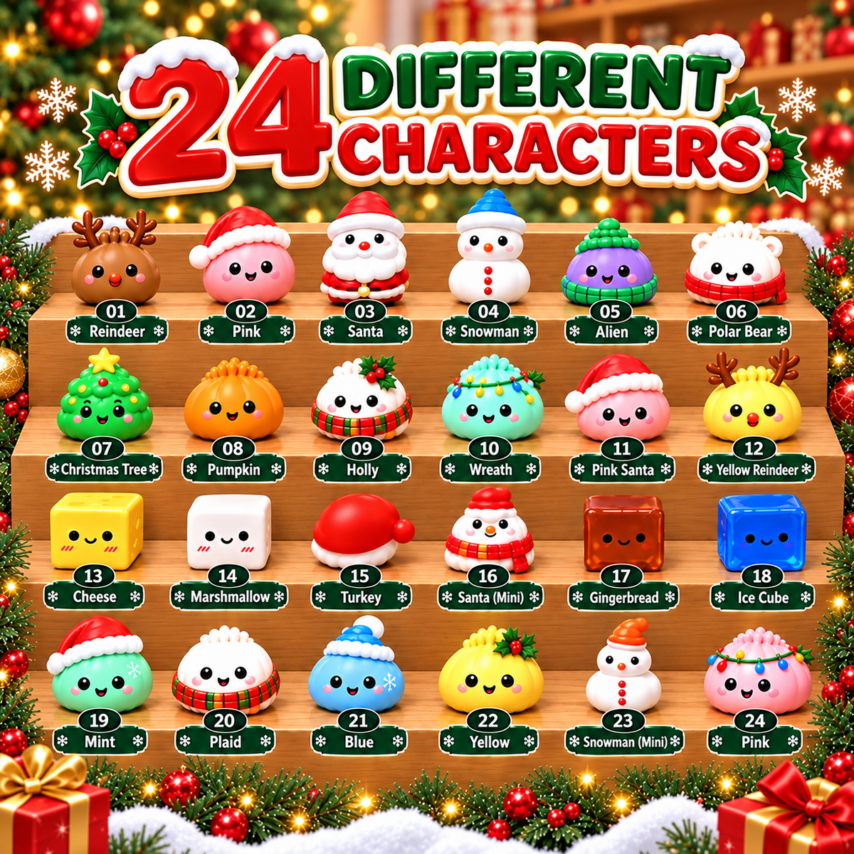 2026 Dumpling Squishy Advent Calendar