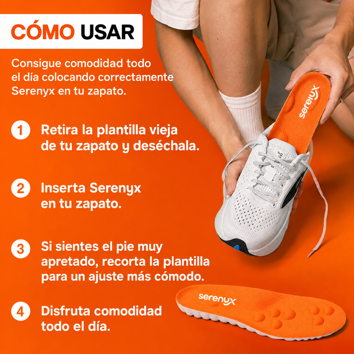 Plantillas para fascitis plantar y espolón calcáneo